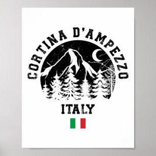Cortina D'Ampezzo Italië Alpen Ski Resort Alpine S Poster