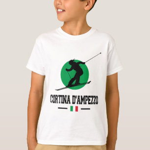 Cortina D'Ampezzo Italië Skigebied Alpen Italiaans T-shirt