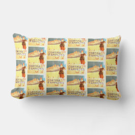 Cortina D'Ampezzo Italy Ski  Print Cushion Kussen