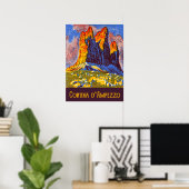 Cortina d'Ampezzo, Mountains, Italië Poster (Thuiskantoor)