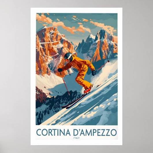 Cortina dampezzo Muurkunst 1 Poster (Voorkant)