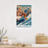 Cortina dampezzo Muurkunst 1 Poster (Keuken)