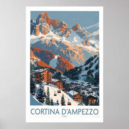 Cortina dampezzo Print Italië 1 (Voorkant)