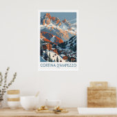 Cortina dampezzo Print Italië 1 (Keuken)