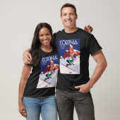 Cortina D'Ampezzo Ski Poster T-shirt (Unisex)