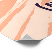 Cortina d'Ampezzo Snowboarden Reisposter Poster (Hoek)