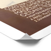 Cortina D'Ampezzo Val Gardena Bardonecchia Poster (Hoek)