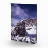 Cortina D'ampezzo Winter Holiday Card Poster Fotoblokken (Rechts)