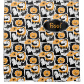 Cortina De Ducha Beware of the cat! Douchegordijn (Voorkant)