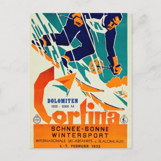 Cortina, Dolomiti Briefkaart (Voorkant)