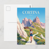 CORTINA ITALIË BRIEFKAART (Voorkant / Achterkant)