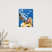 Cortina, Italië reisposter Poster (Keuken)