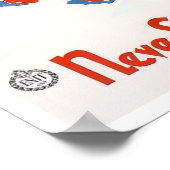 Cortina Italië — vintage-reis Poster (Hoek)