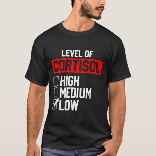 Cortisolgehalte laag t-shirt (Voorkant)