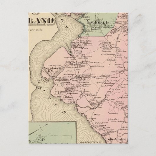 Cortland, Croton Landing, New York Briefkaart (Voorkant)