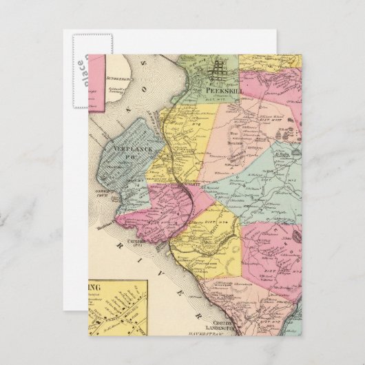 Cortlandt, stad briefkaart (Voorkant / Achterkant)