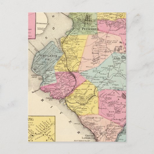 Cortlandt, stad briefkaart (Voorkant)