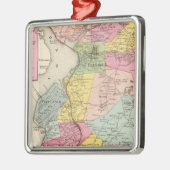 Cortlandt, stad metalen ornament (Links)