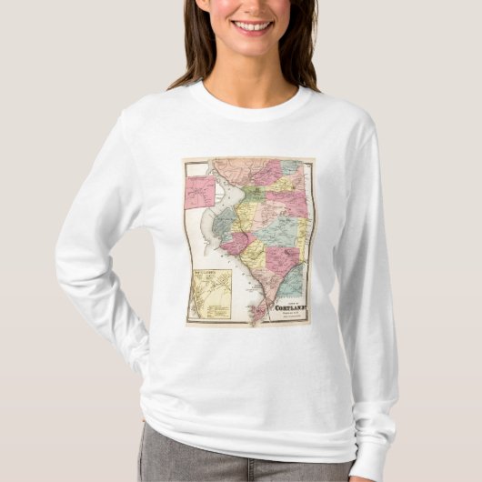 Cortlandt, stad t-shirt (Voorkant)