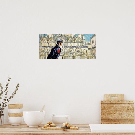 Corto Maltese in Venetië Poster (Keuken)