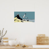 Corto Maltese on the shore Poster (Keuken)