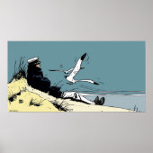 Corto Maltese on the shore Poster (Voorkant)