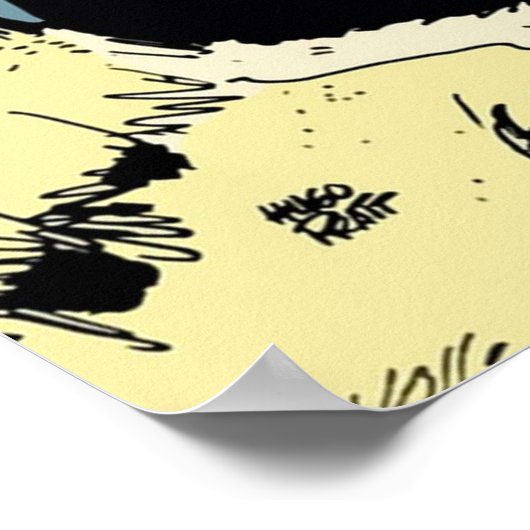 Corto Maltese on the shore Poster (Hoek)