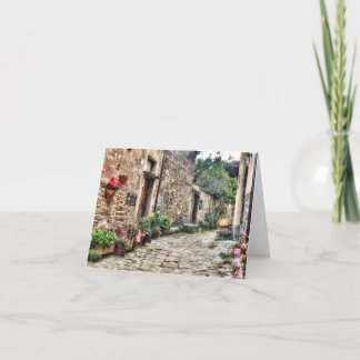 Cortona, Italië Bedankkaart