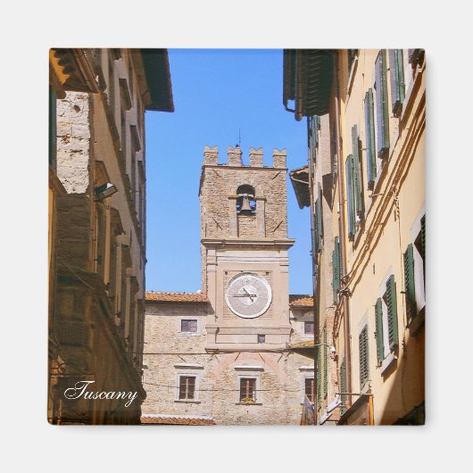 Cortona. Italië. Toscane Magneet (Voorkant)