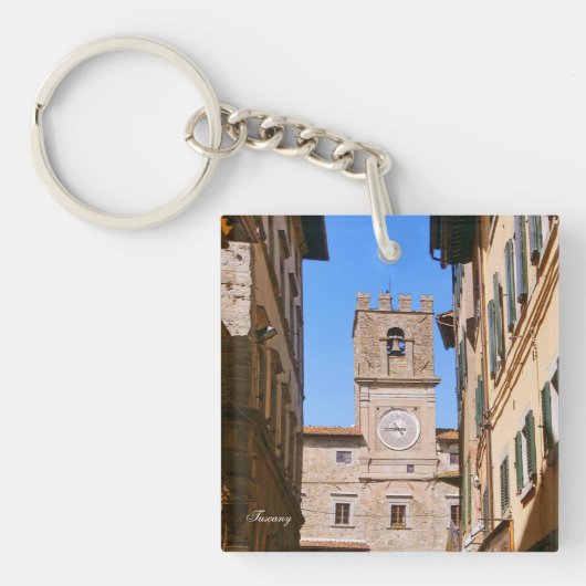 Cortona. Italië. Toscane Sleutelhanger (voorkant)