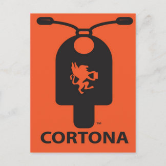 Cortona Scooter-Briefkaart Briefkaart