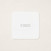 Cortona Tuscany Italië Vierkante Visitekaartjes (Achterkant)