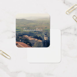 Cortona Tuscany Italië Vierkante Visitekaartjes