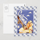 Cortuna, wintersportcentrum briefkaart (Voorkant / Achterkant)