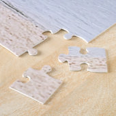 Coruna, Spanje | Zandstrand naast de kliffen Legpuzzel (Zijkant)