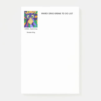 CORUS' CARNAVAL TODO-LIJST POST-IT® NOTES