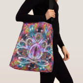 Coruscatie Zen Lotus Crossbody Tas (Dichtbij)