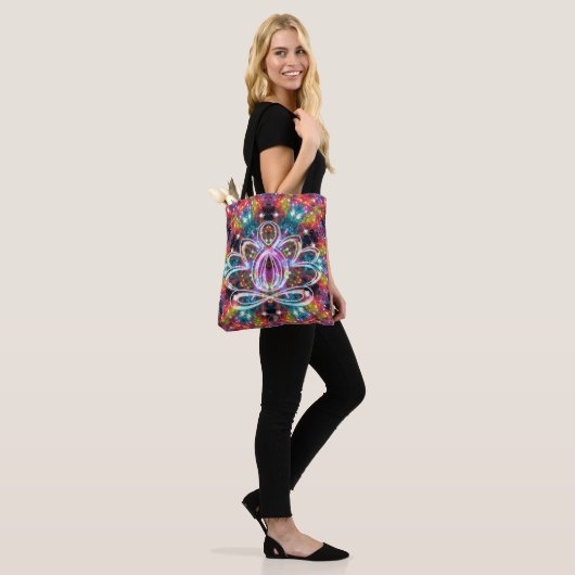 Coruscatie Zen Lotus Tote Bag (Op model)