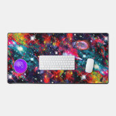Coruscation Crowded Cosmos Desk Mat (Keyboard & Muis)