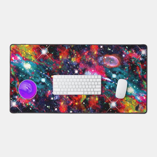 Coruscation Crowded Cosmos Desk Mat (Keyboard & Muis)