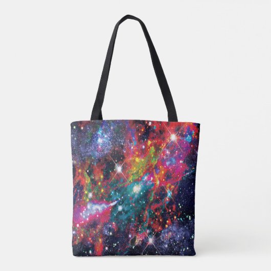 Coruscation Star Field Canvas tas (Achterkant)