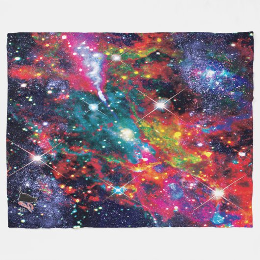 Coruscation Star Field Fleece Blanket (Voorkant (Horizontaal))