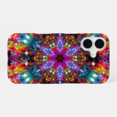 Coruscation Stellar Kaleid iPhone 16 Hoesje (Achterkant horizontaal)