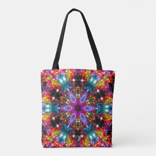 Coruscation Stellar Kaleid Tote Bag (Achterkant)