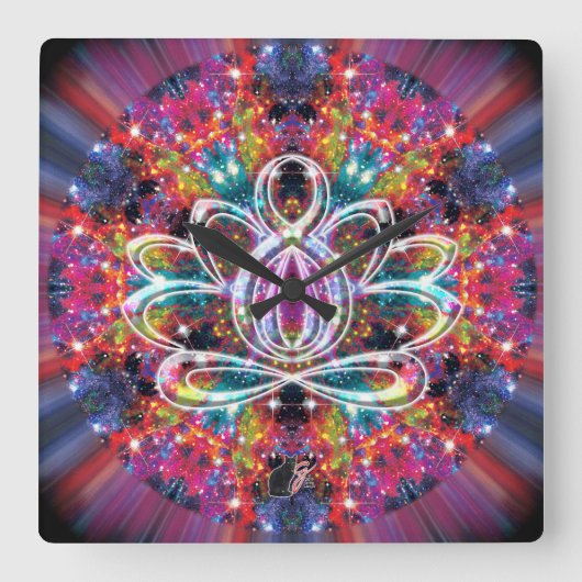 Coruscation Zen Lotus Klok (Voorkant)