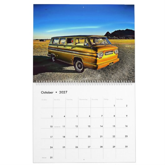 Corvair Calendar Kalender (Okt 2027)