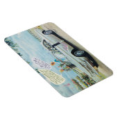 Corvair Cartoon koelkast Magnet tegen Bard Beach Magneet (Rechterzijde)