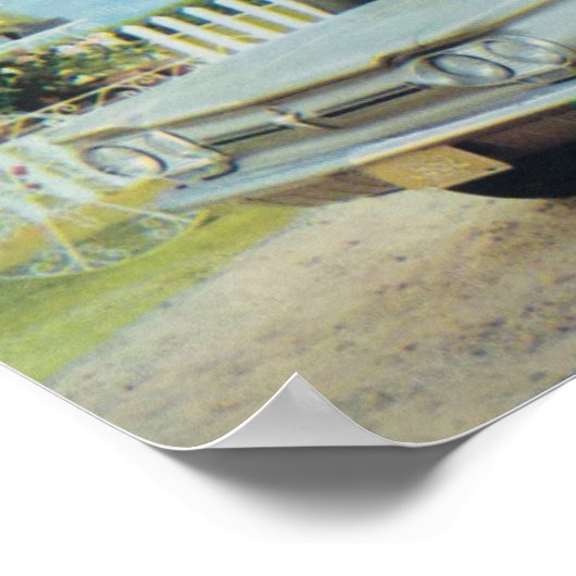 Corvair Cartoon Poster van Bard Beach (Hoek)