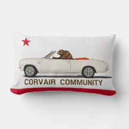 Corvair Community California LM Convertible Flag Kussen