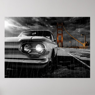Corvair Dode Zielen San Francisco Poster